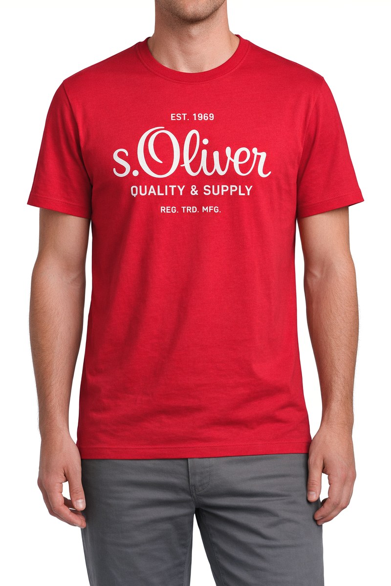 تيشيرت أحمر ماركة s.Oliver مقاس 5XL — صورة 2