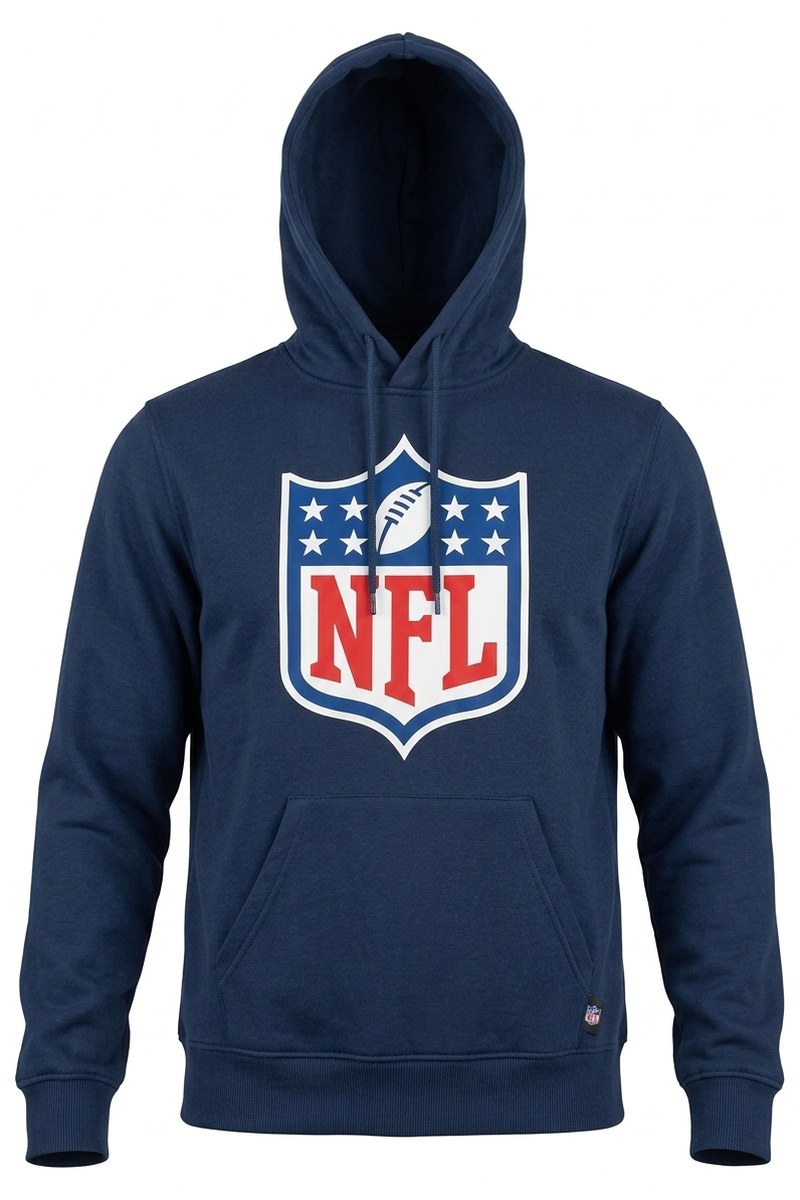 هودي رجالي أزرق كحلي بشعار NFL