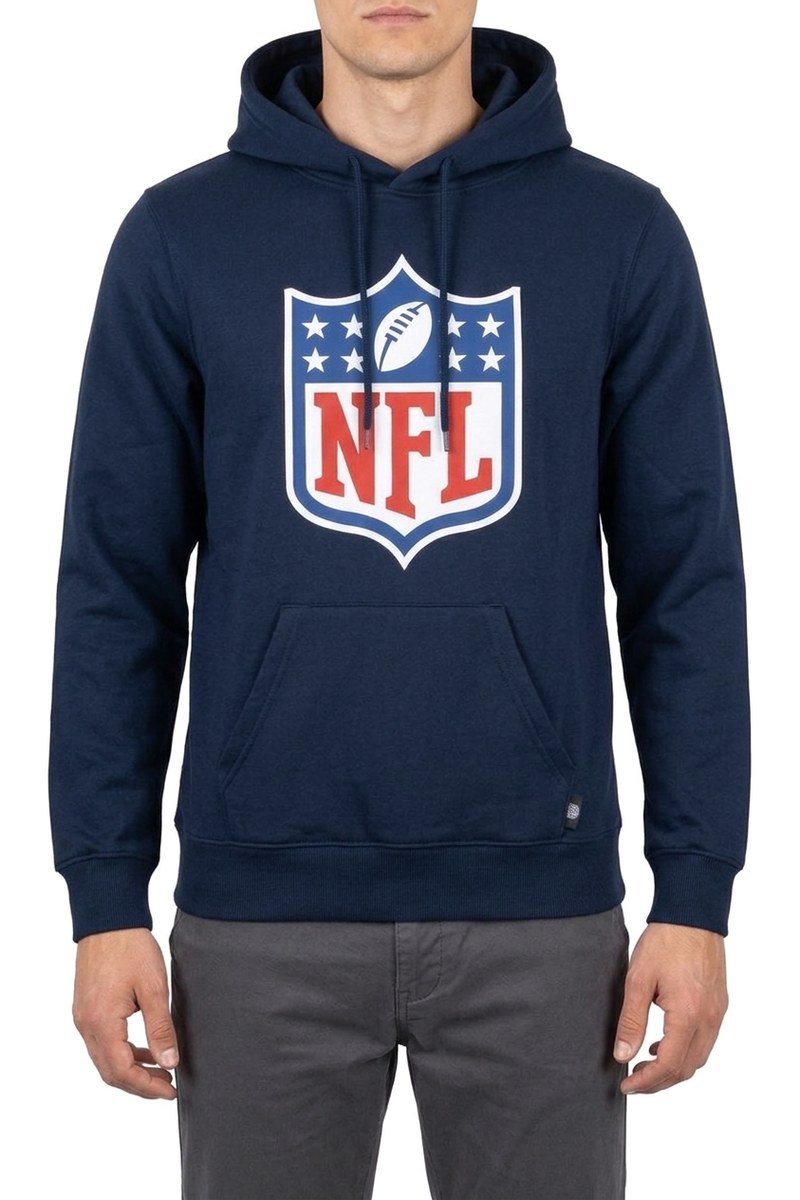 هودي رجالي كحلي بشعار NFL — صورة 2